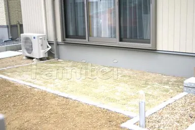 施工例 新築セミクローズ外構