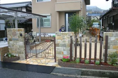 施工例 新築外構　クローズ
