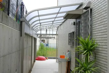 施工例 サンクテラス屋根２Ｆ
