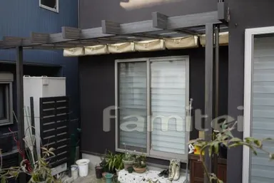 施工例 ウッド調テラス屋根