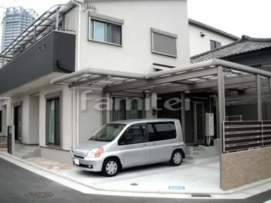 施工例 新築外構　オープン