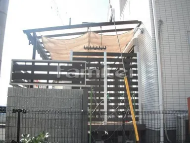 施工例 木製調テラス屋根 三協ナチュレ