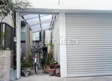 施工例 自転車屋根プライスポート１台