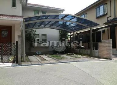 施工例 カーポート＆テラス屋根１階