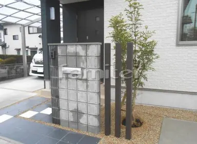 施工例 新築オープン外構