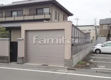 施工例 リフォーム外構 駐車場ガレージ車庫
