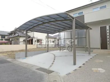 施工例 新築モダン オープン外構