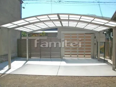 施工例 駐車場ガレージ リフォーム外構