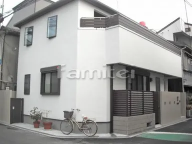 施工例 新築モダン セミクローズ外構