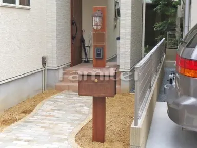 施工例 新築ナチュラル オープン外構