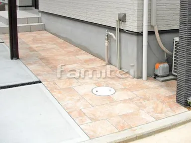 施工例 新築シンプルモダン オープン外構