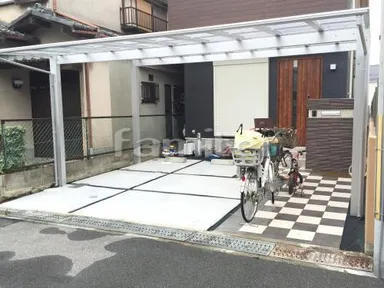 施工例 新築シンプル オープン外構