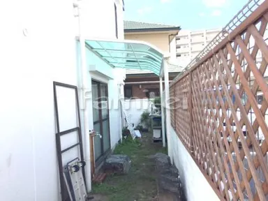 施工例 雨除け屋根 レギュラーテラス1階