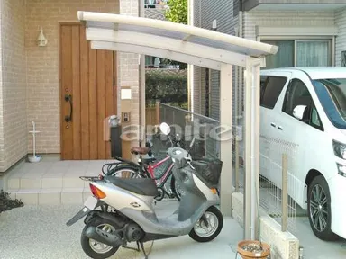 施工例 自転車バイク屋根 プライスポート