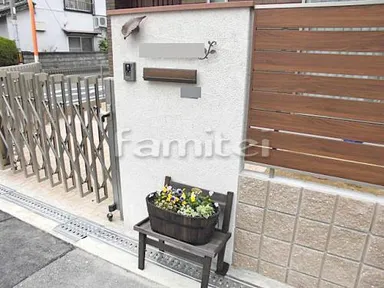 施工例 新築ナチュラル クローズ外構