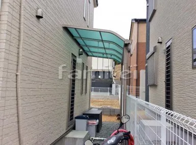 施工例 雨除け屋根 レギュラーテラス1階