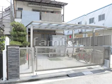 施工例 リフォームシンプル クローズ外構