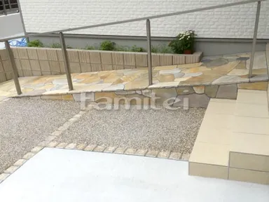 施工例 新築ナチュラル オープン外構