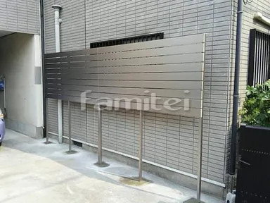 施工例 激安目隠しフェンス塀