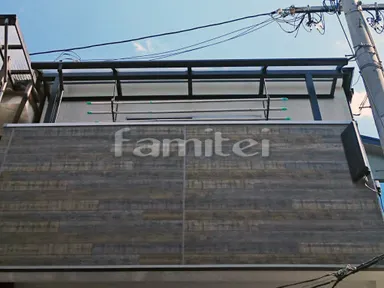 施工例 ベランダ屋根 三協レボリューA3階