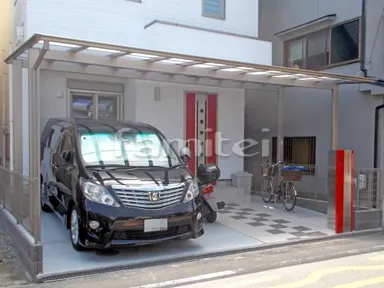 施工例 新築シンプル オープン外構