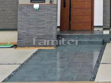 施工例 新築シンプル オープン外構