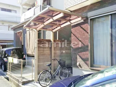 施工例 自転車バイク屋根 プライスポート