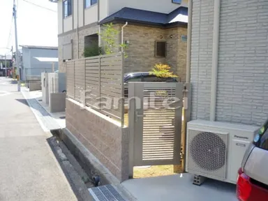 施工例 新築ナチュラル オープン外構