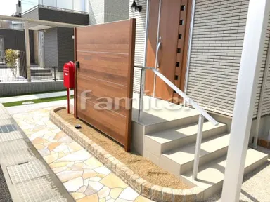 施工例 新築ナチュラル オープン外構