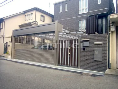 施工例 新築ハイクラス クローズ外構