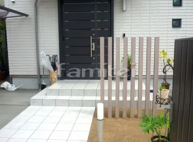 施工例 新築シンプル クローズ外構