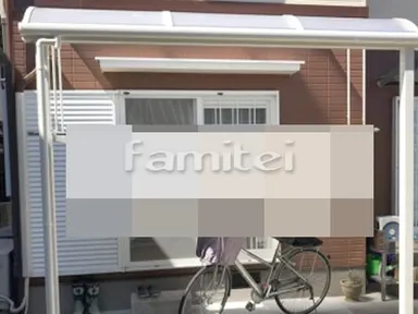 施工例 機能門柱 フェンス テラス屋根