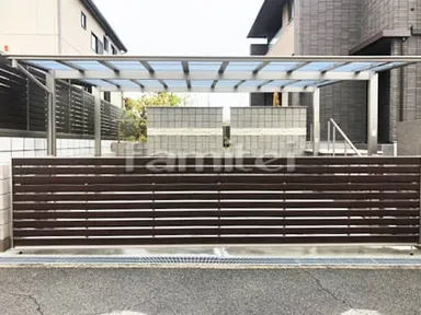 施工例 カーポート 門扉 フェンス テラス屋根