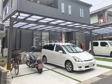 施工例 新築シンプル オープン外構
