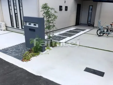 施工例 新築シンプル オープン外構