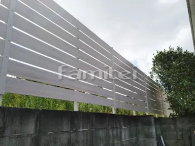 施工例 目隠しフェンス塀 F&F マイティウッド