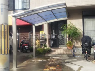 施工例 自転車バイク屋根 LIXILネスカR