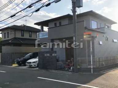 施工例 新築シンプル オープン外構