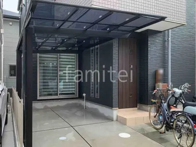 施工例 カーポート LIXILネスカF 目隠しフェンス