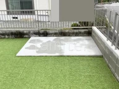 施工例 お庭床 土間コンクリート