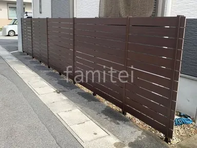 施工例 人工木・樹脂 F＆F マイティウッド ベーシック 高尺タイプ