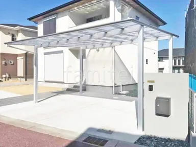 施工例 新築シンプル オープン外構