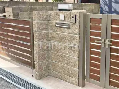 施工例 新築ナチュラル クローズ外構