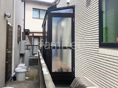 施工例 サンルーム YKKAP 目隠しソラリアF 