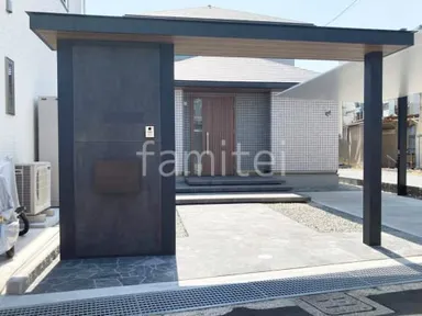 施工例 新築シンプル オープン外構