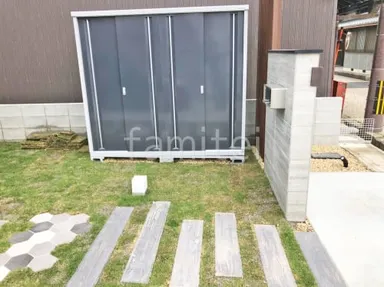 施工例 新築シンプル オープン外構