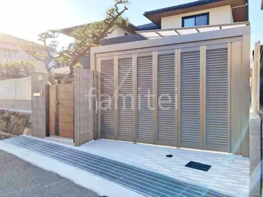 施工例 新築ハイクラス クローズ外構