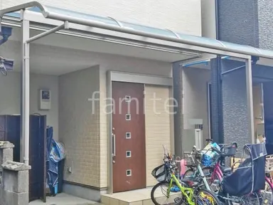 施工例 雨除け屋根