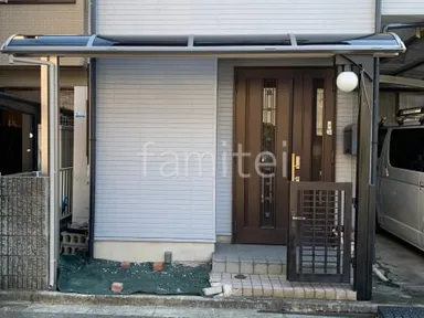 施工例 １階テラス屋根 YKKAP ソラリアR 