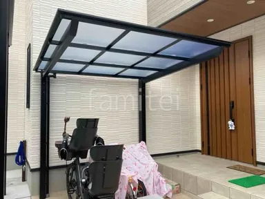 施工例 新築シンプル クローズ外構